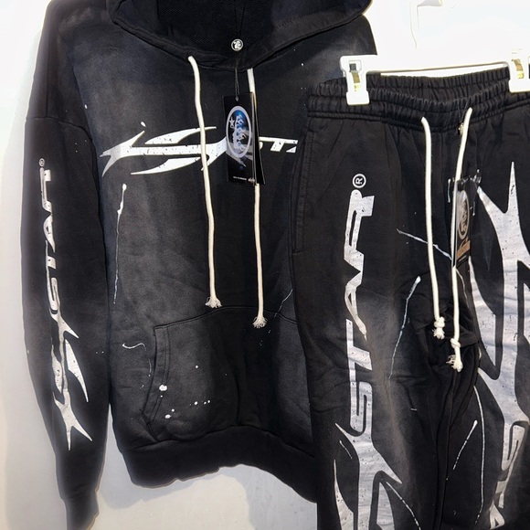 Hellstar Records Studio Black and White Tracksuit - Picture 6 of 6